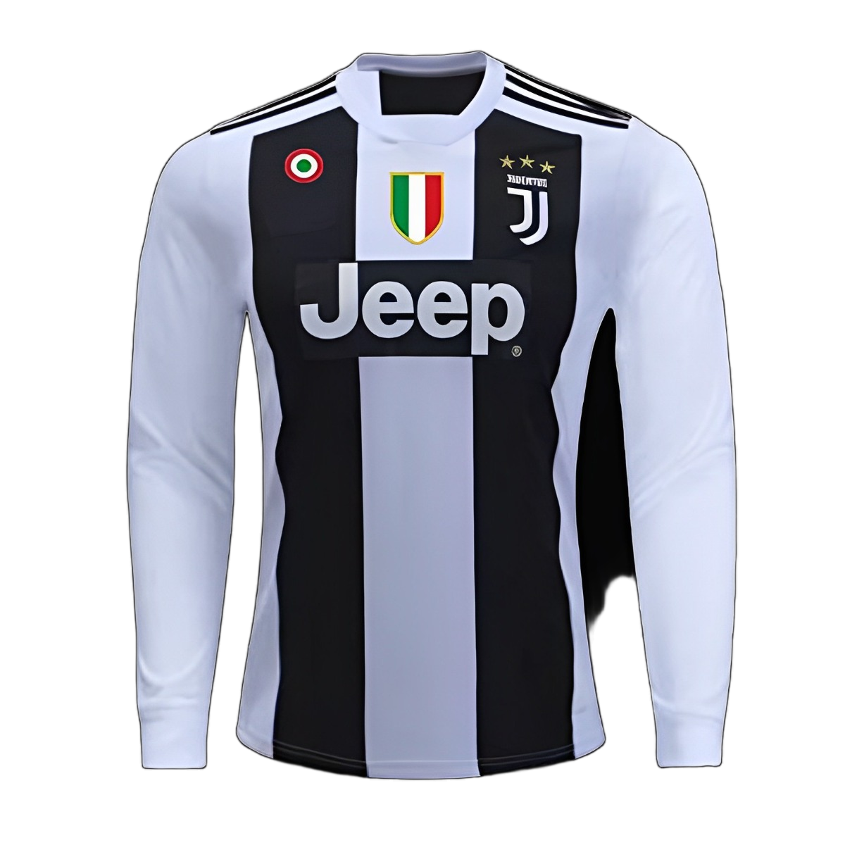 Juventus 2018/19 Home Jersey – Player Version – Long Sleeve – Retro Version