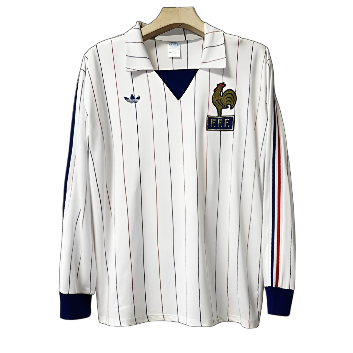 France 1982 Away Jersey – Long Sleeve – Retro Version