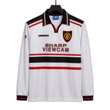 Manchester United 1997/98 Third Jersey – Long Sleeve – Retro Version – White