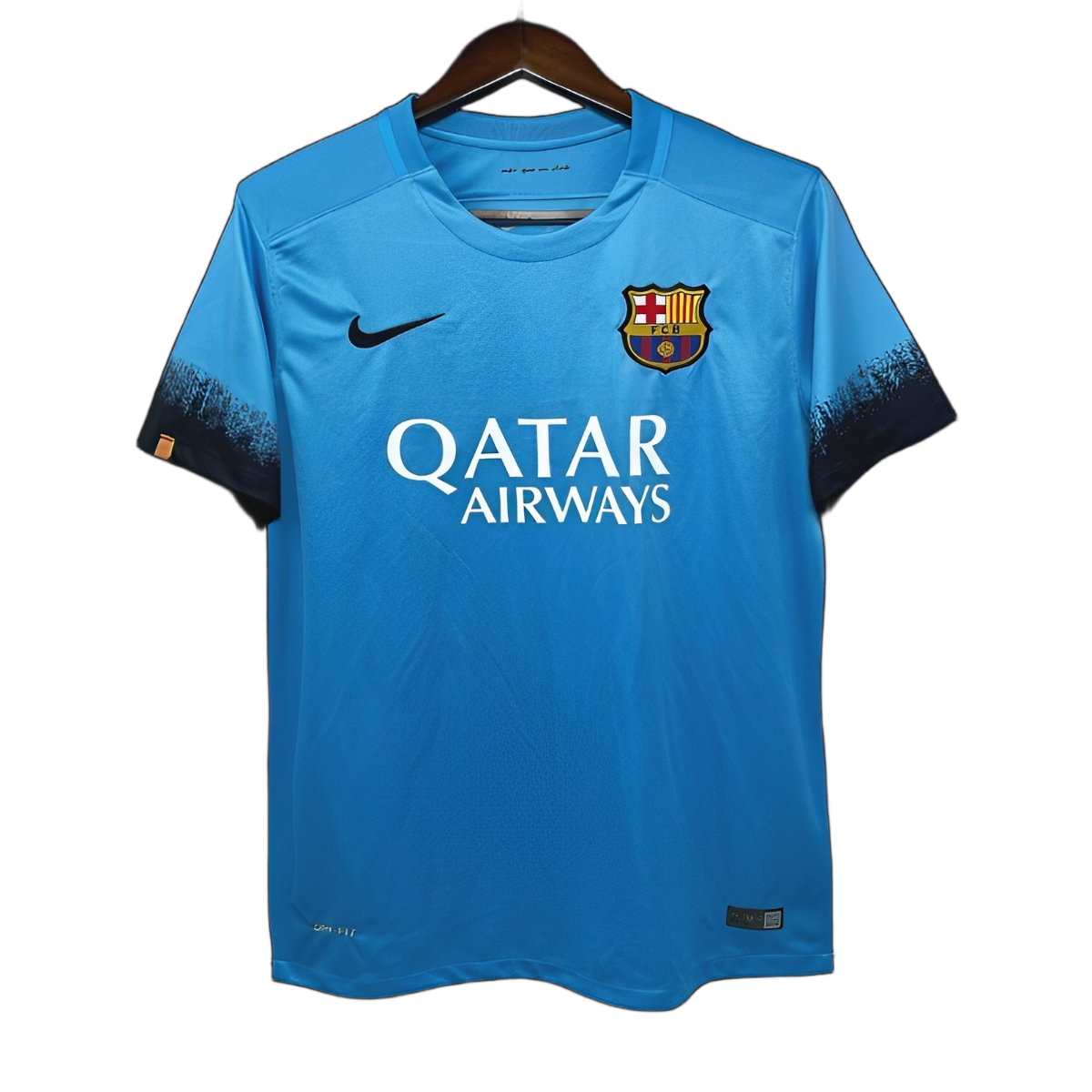 FC Barcelona 2015/16 Third Jersey – Retro Version – Blue