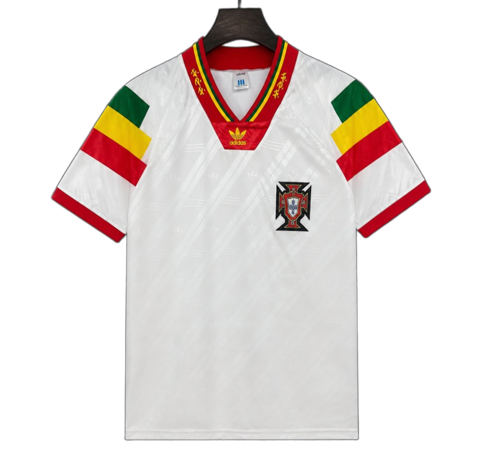 Portugal 1992/94 Away Jersey – Retro Version – White