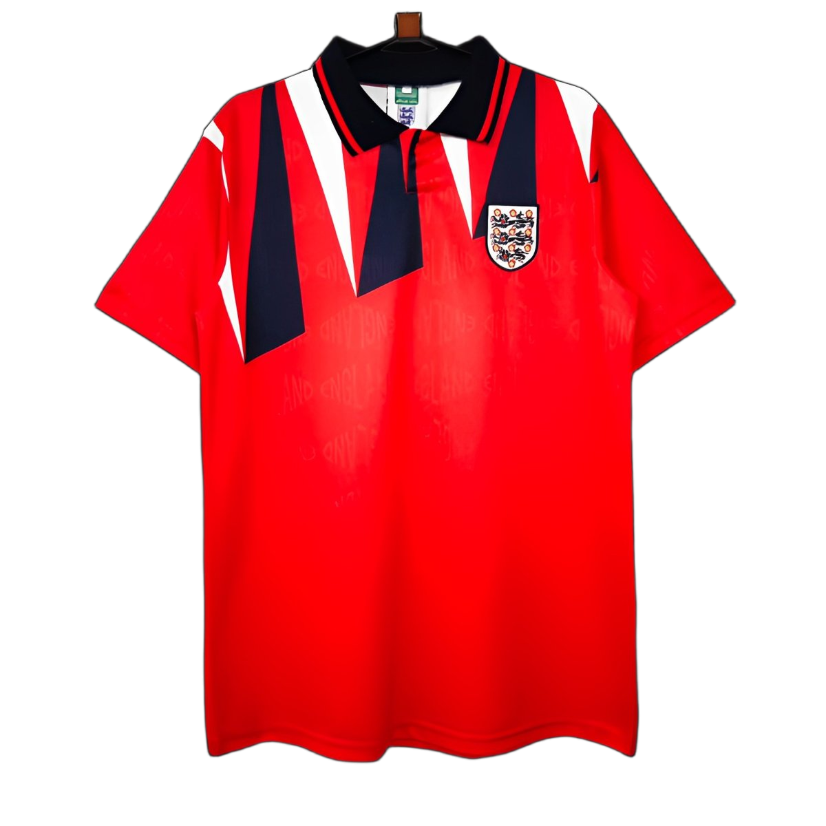 England 1992 Away Jersey – Retro Version – Red