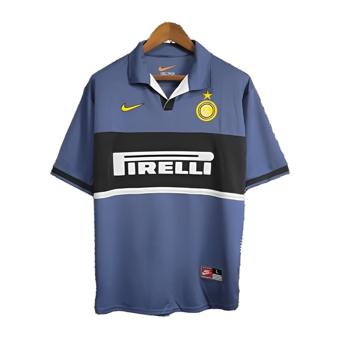 Inter Milan 1998/99 Third Jersey – Retro Version – Blue