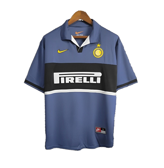 Inter Milan 1998/99 Third Jersey – Retro Version – Blue