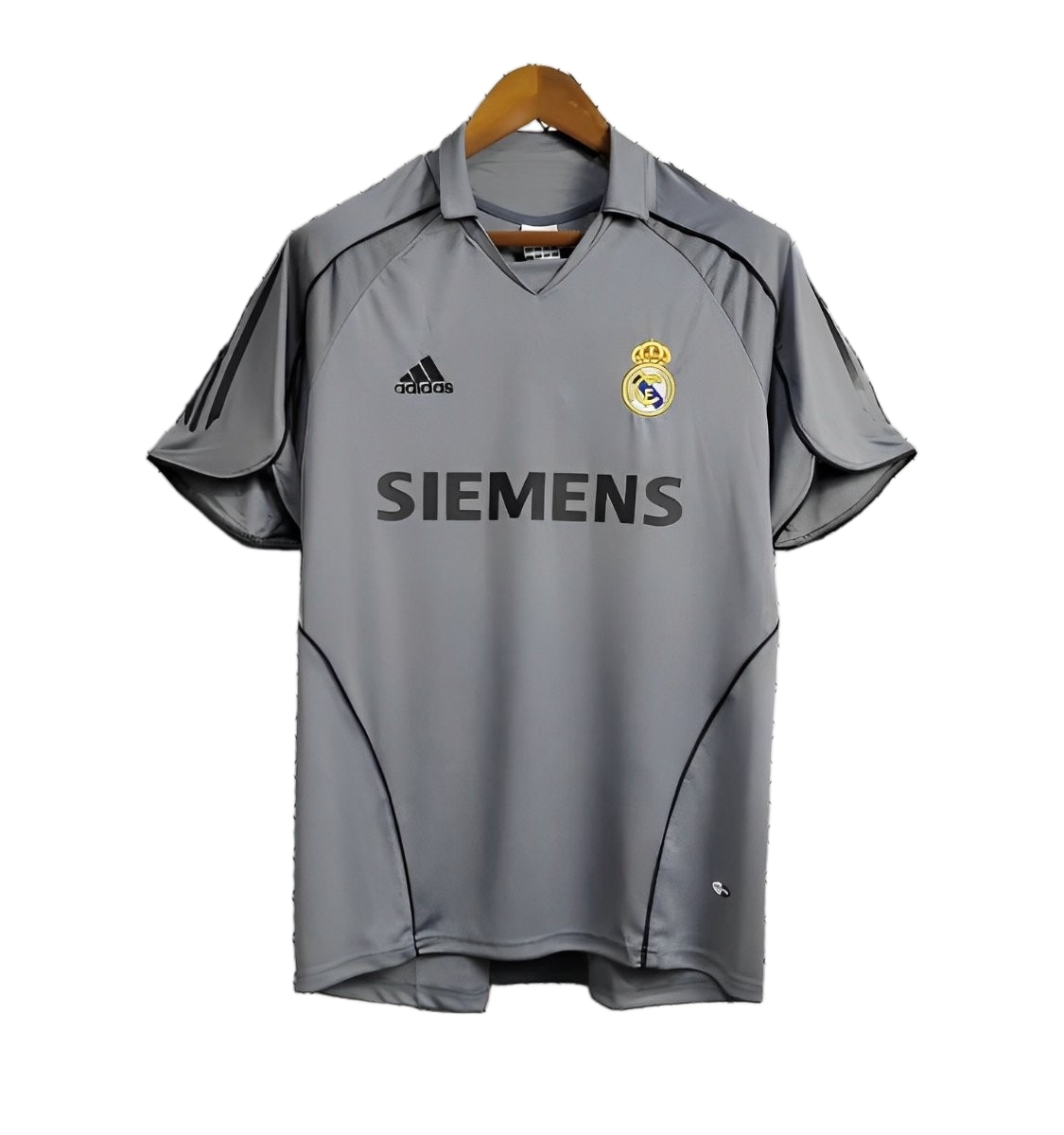 Real Madrid 2005/06 Third Jersey – Retro Version – Grey