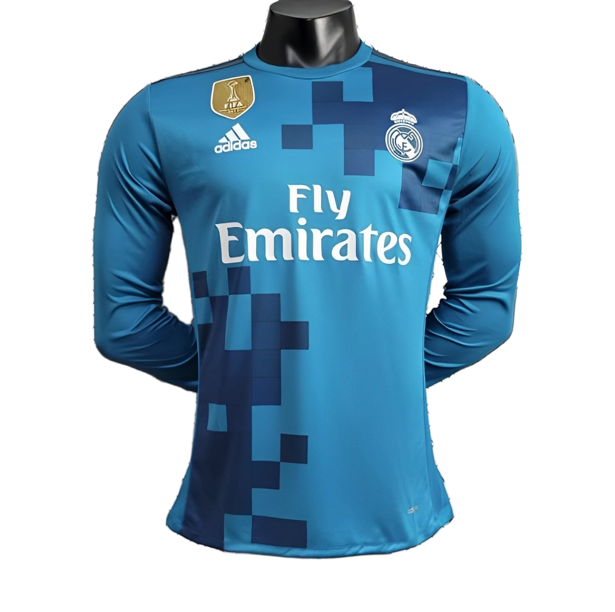 Real Madrid 2017/18 Third Jersey – Long Sleeve – Retro Version