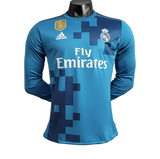 Real Madrid 2017/18 Third Jersey – Long Sleeve – Retro Version
