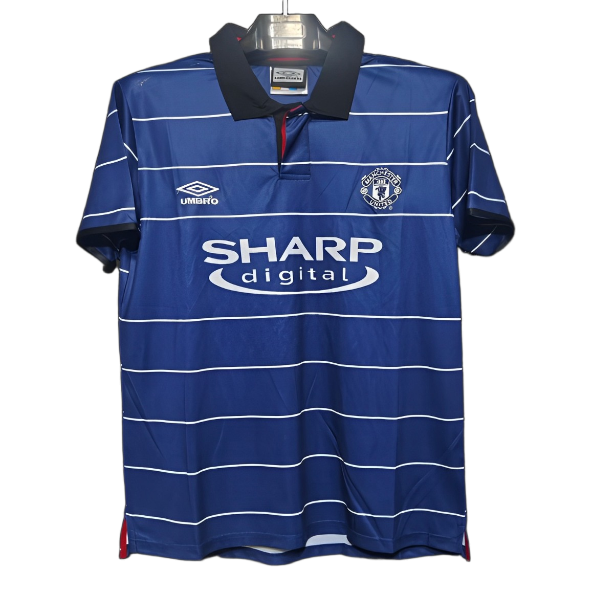 Manchester United 1999/00 Third Jersey – Retro Version – Blue