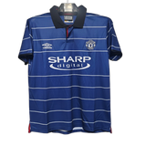 Manchester United 1999/00 Third Jersey – Retro Version – Blue