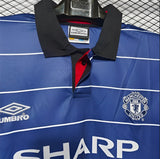 Manchester United 1999/00 Third Jersey – Retro Version – Blue
