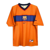 FC Barcelona 1999/00 Third Jersey – Retro Version – Orange