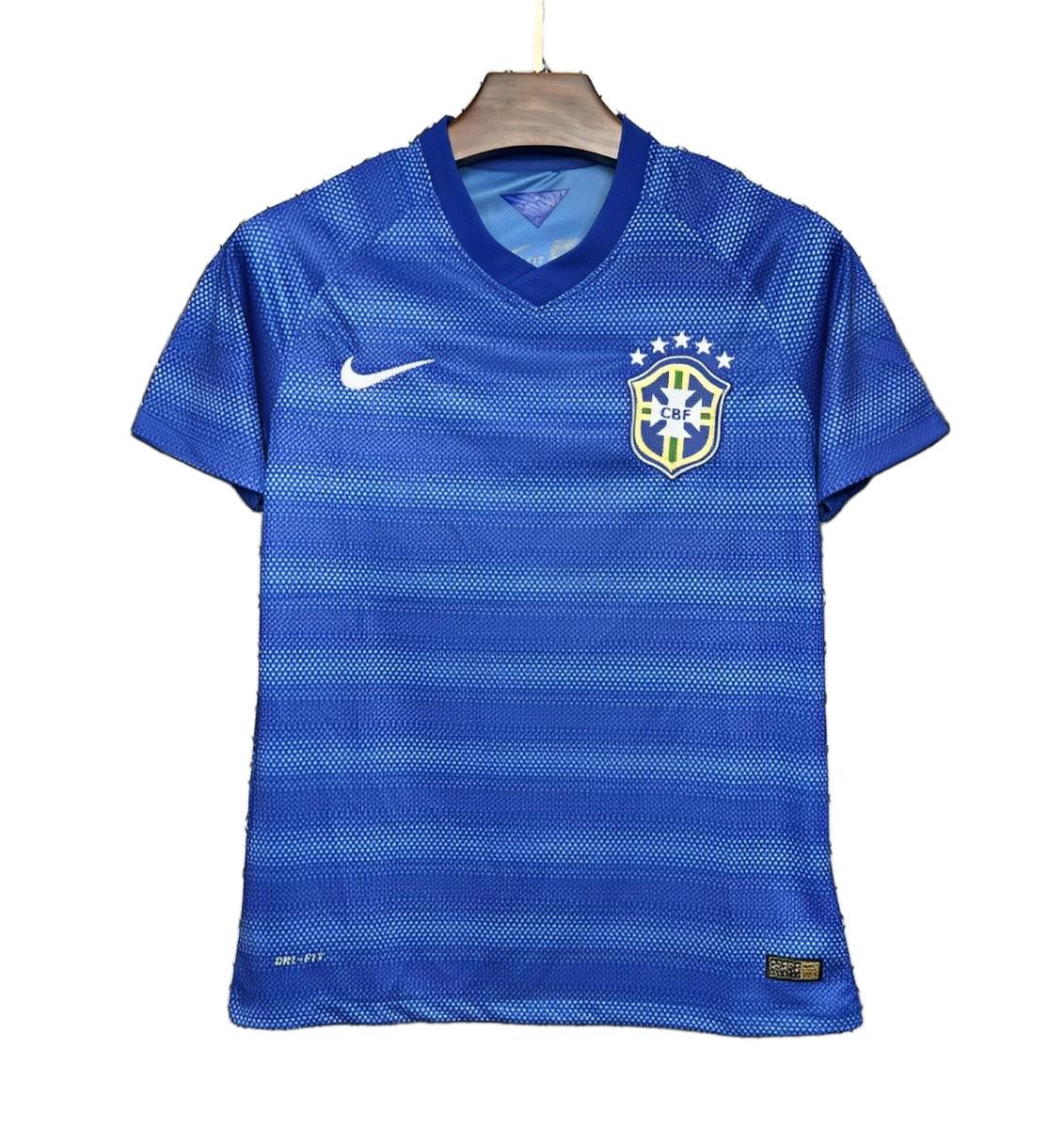Brazil 2014 Away Jersey – Retro Version – Blue