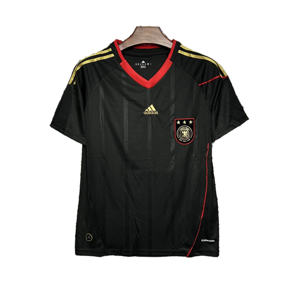 Germany 2010 Away Jersey – Retro Version – Black