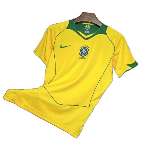 Brazil 2004 Home Jersey – Retro Version