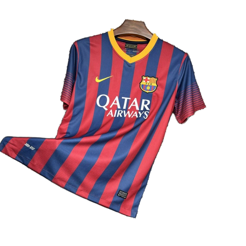 FC Barcelona 2013/14 Home Jersey – Retro Version