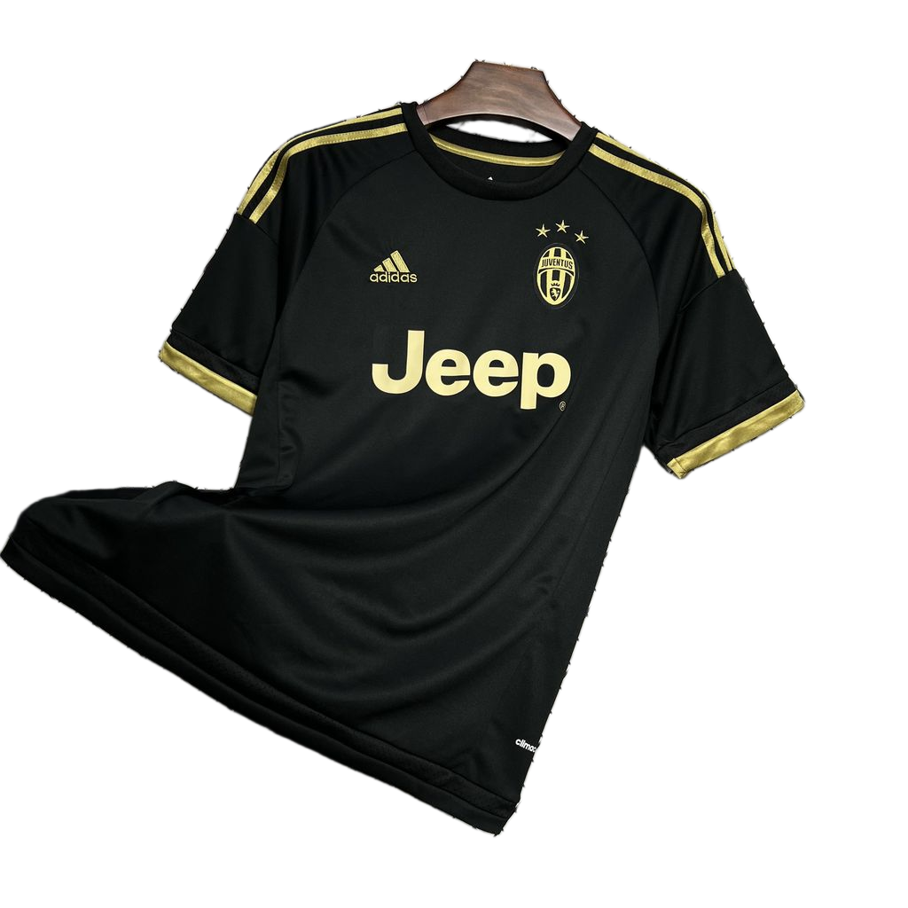Juventus 2015/16 Third Jersey – Retro Version – Black