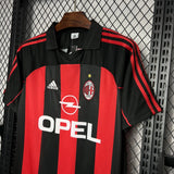 AC Milan 2000/02 Home Jersey – Retro Version