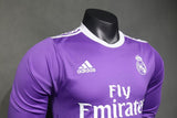 Real Madrid 2016/17 Away Jersey – Player Version – Long Sleeve – Retro Version