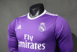 Real Madrid 2016/17 Away Jersey – Player Version – Long Sleeve – Retro Version