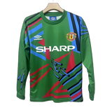Manchester United 1992/93 Goalkeeper Jersey – Long Sleeve – Retro Version – Green