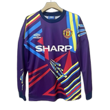 Manchester United 1992/93 Goalkeeper Jersey – Long Sleeve – Retro Version – Purple