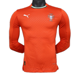 Portugal 2025 Home Jersey – Player Version – Long Sleeve