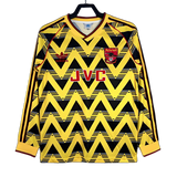 Arsenal 1991/93 Away Jersey – Long Sleeve – Retro Version – Yellow