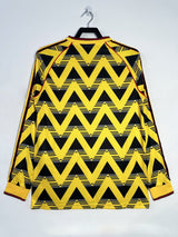 Arsenal 1991/93 Away Jersey – Long Sleeve – Retro Version – Yellow