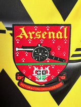 Arsenal 1991/93 Camisola alternativa – Manga comprida – Versão retro – Amarelo