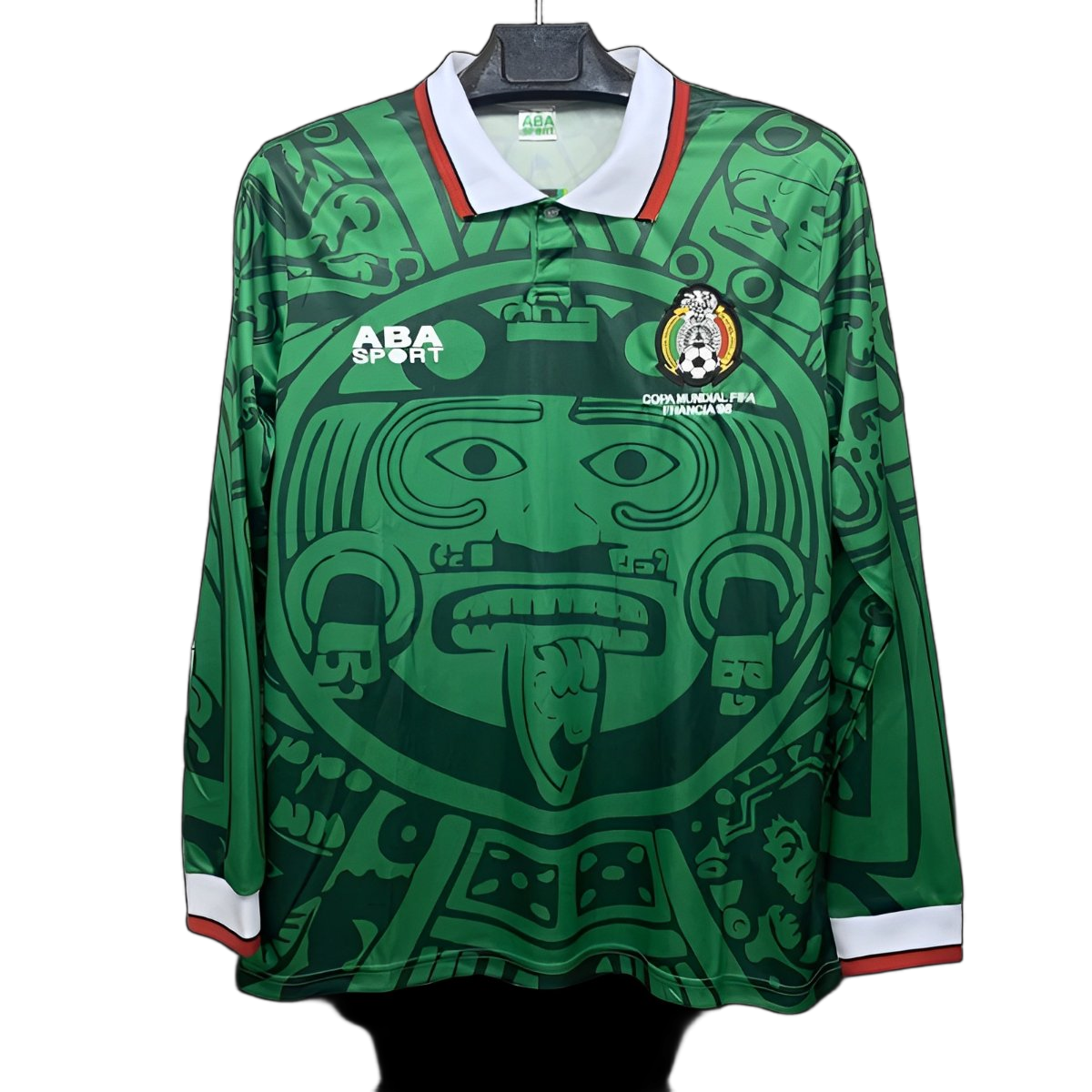 Mexico 1998 Home Jersey – Long Sleeve – Retro Version