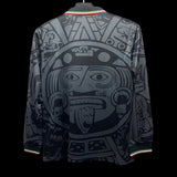 Mexico 1998 Third Jersey – Long Sleeve – Retro Version – Black