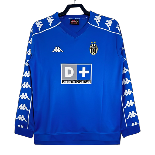 Juventus 1999/00 Away Jersey – Long Sleeve – Retro Version – Blue