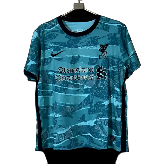 Liverpool 2020/21 Away Jersey – Retro Version – Green