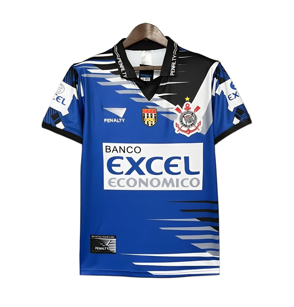 Corinthians 1998/99 Third Jersey – Retro Version – Blue