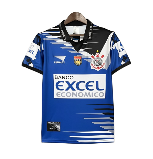Corinthians 1998/99 Third Jersey – Retro Version – Blue