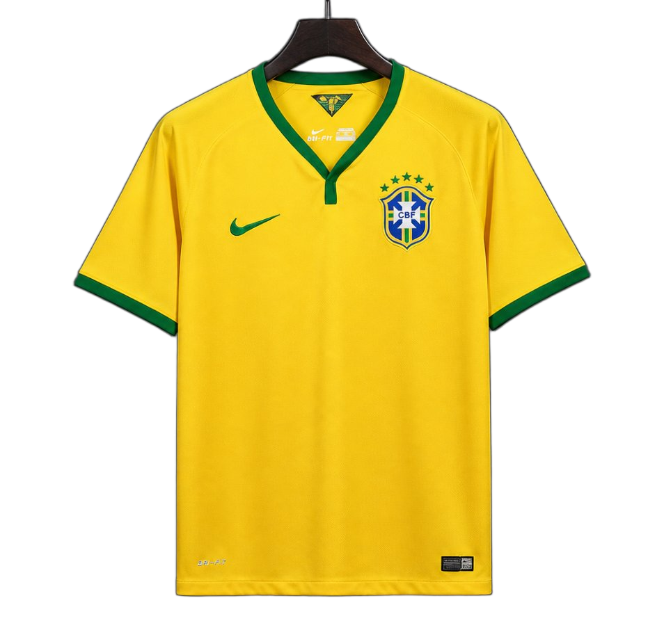 Brazil 2014 Home Jersey – Retro Version