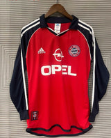 Bayern Munich 2001/02 Home Jersey – Long Sleeve – Retro Version