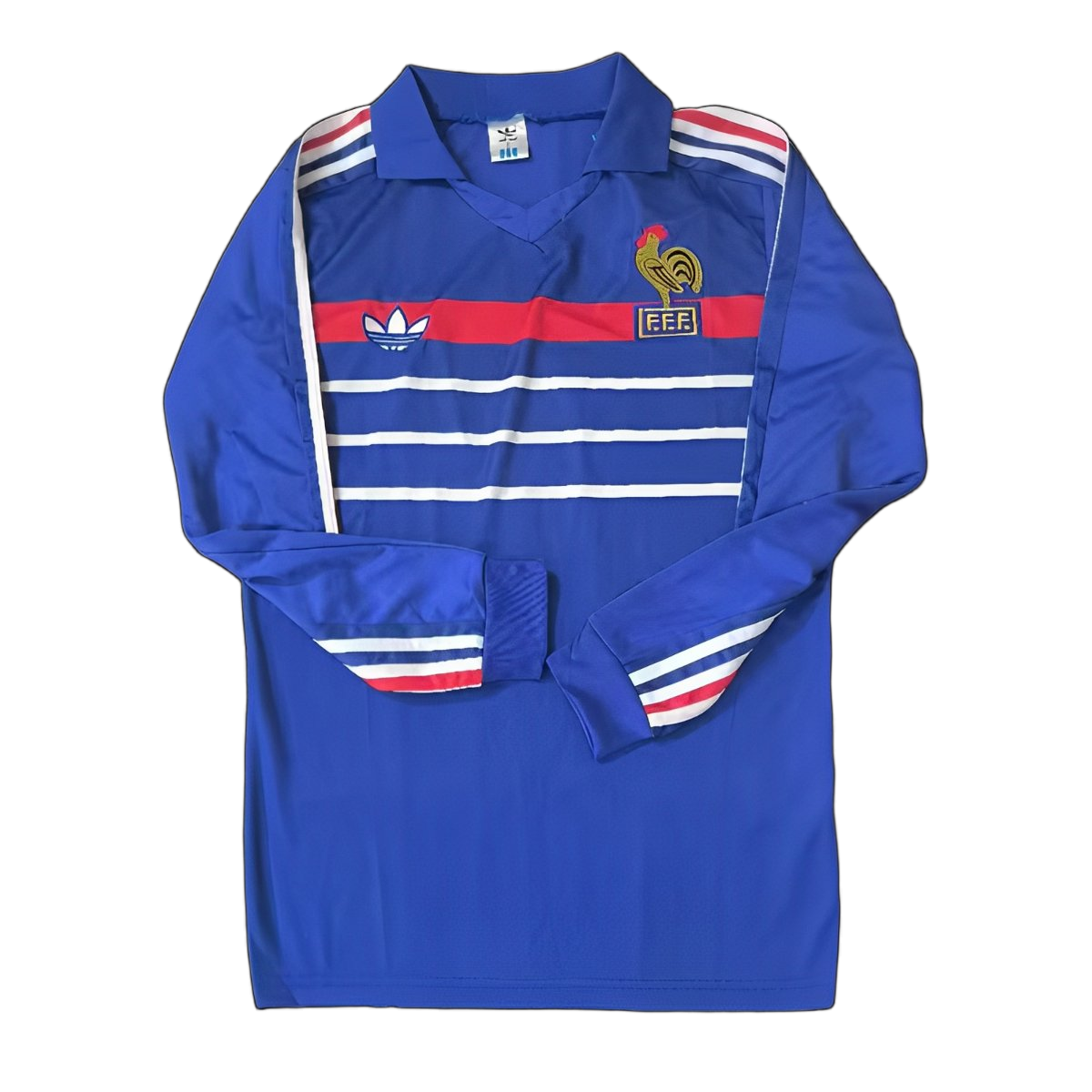 France 2004 Home Jersey – Long Sleeve – Retro Version