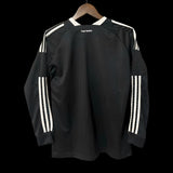Real Madrid 2008/09 Third Jersey – Long Sleeve – Retro Version – Black