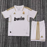 Real Madrid 2011/12 Home Kids Kit – Retro Version