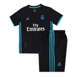 Real Madrid 2017/18 Away Kids Kit – Retro Version – Black