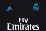 Real Madrid 2017/18 Away Kids Kit – Retro Version – Black