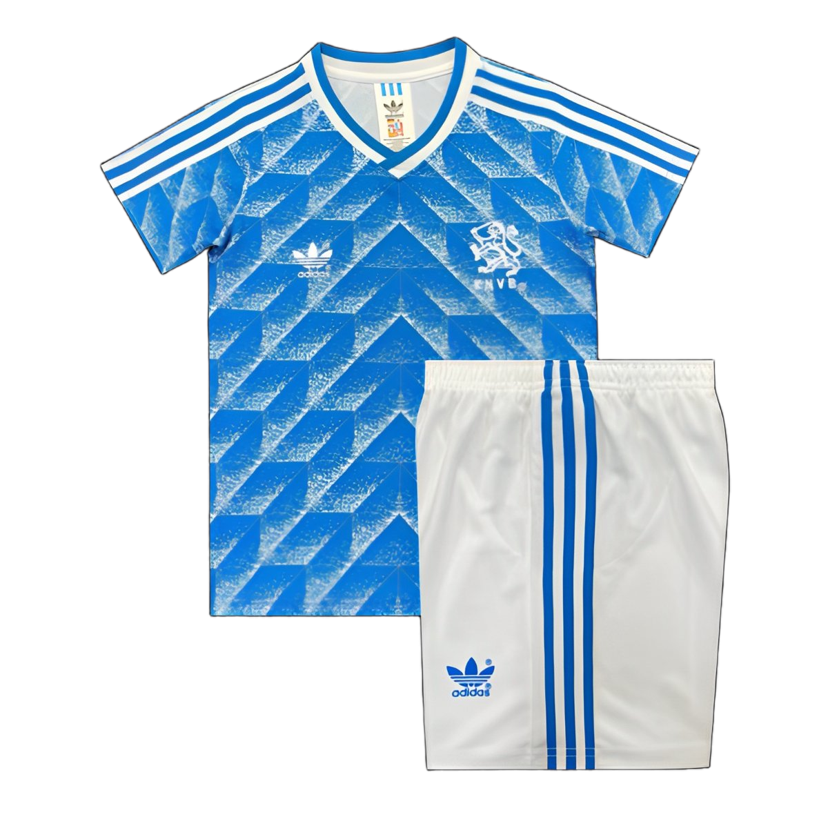 Netherlands 1988 Away Kids Kit – Retro Version – Blue
