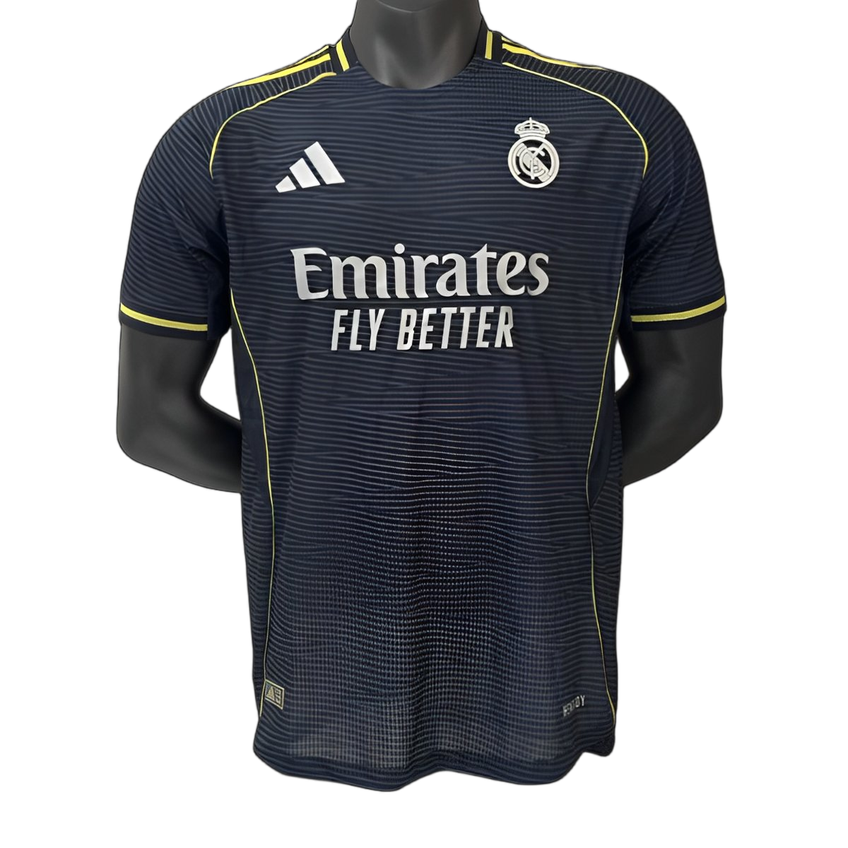 Real Madrid 2025/26 Away Jersey – Player Version – Black