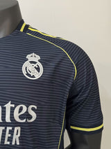 Real Madrid 2025/26 Away Jersey – Player Version – Black