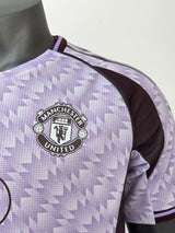 Manchester United 2025/26 Away Jersey – Player Version – Purple