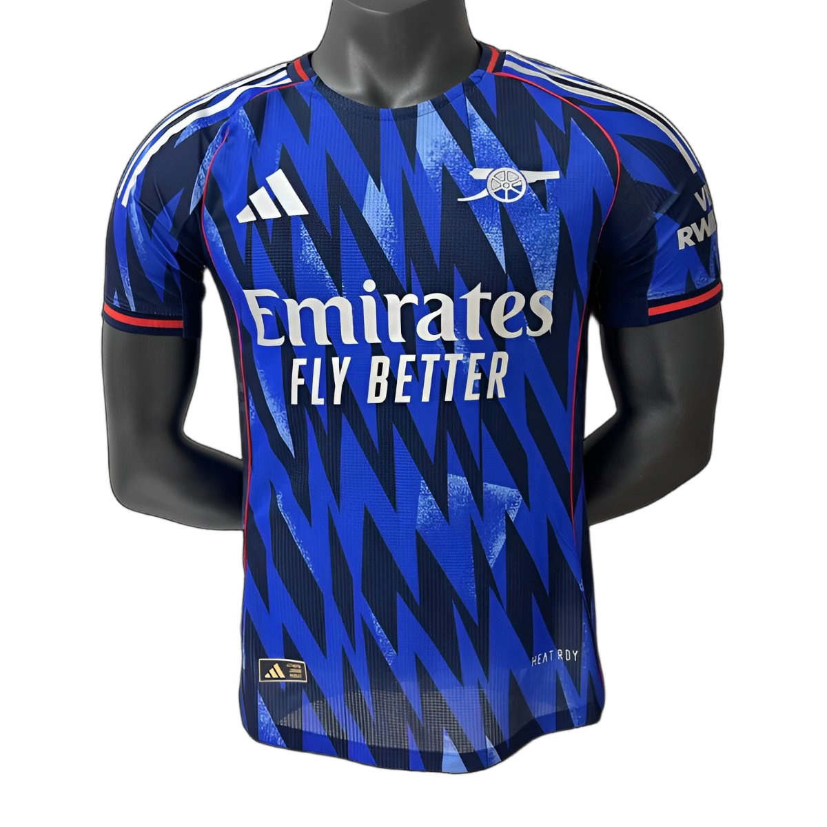 Arsenal 2025/26 Away Jersey – Player Version – Blue