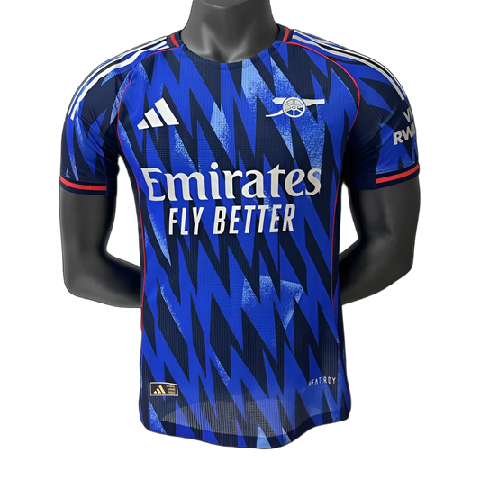 Arsenal 2025/26 Away Jersey – Player Version – Blue