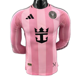 Inter Milan 2025/26 Away Jersey – Player Version – Long Sleeve – Pink