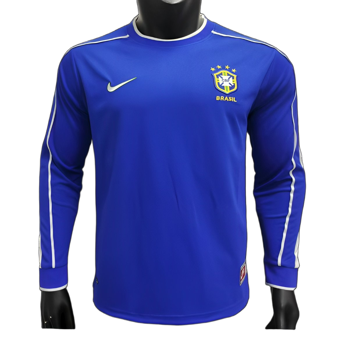 Brazil 1998 Away Jersey – Long Sleeve – Retro Version
